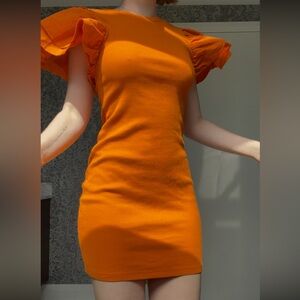 Orange Zara Dress
